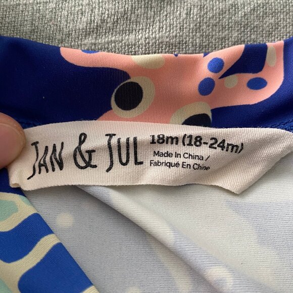 Jan & Jul One Piece UV Swimsuit | Sea Friends print, 18-24 months - Picture 8 of 15